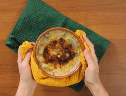 parmigiana funghi e patate