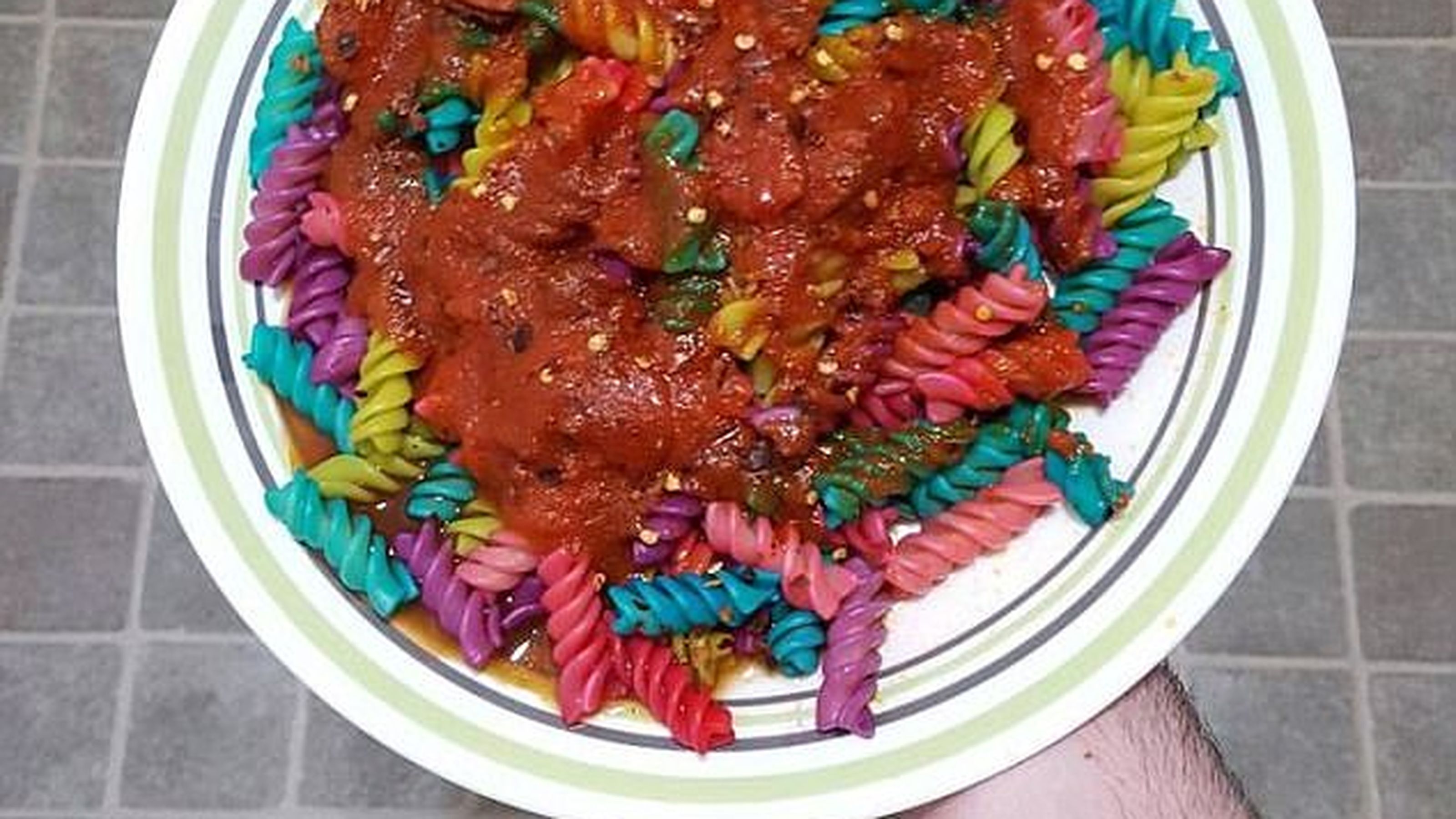 unicorn pasta
