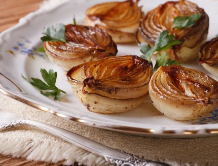 Cipolle al forno in agrodolce