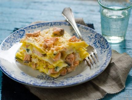Lasagne al salmone intero