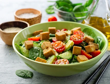 Insalata con tofu