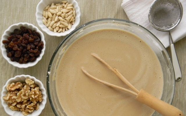 Ingredienti per il castagnaccio