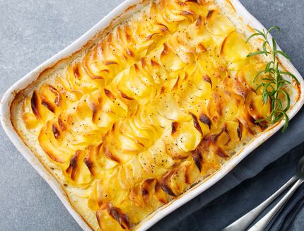 Patate con besciamella