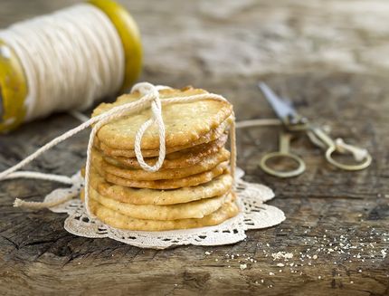 Tegole dolci pronte per essere servite