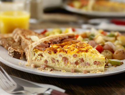 Torta salata con i wurstel