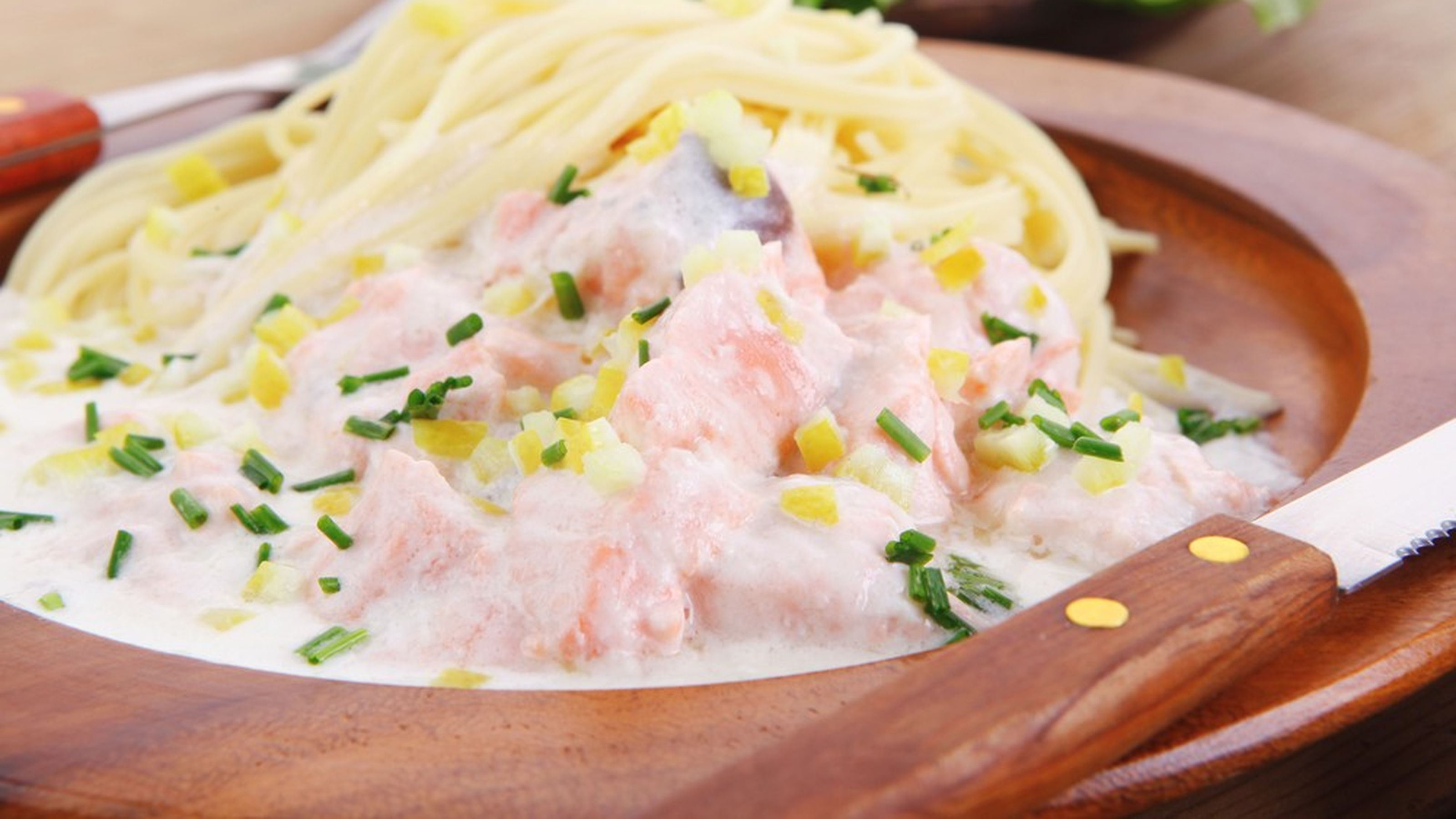 Tagliatelle panna e salmone