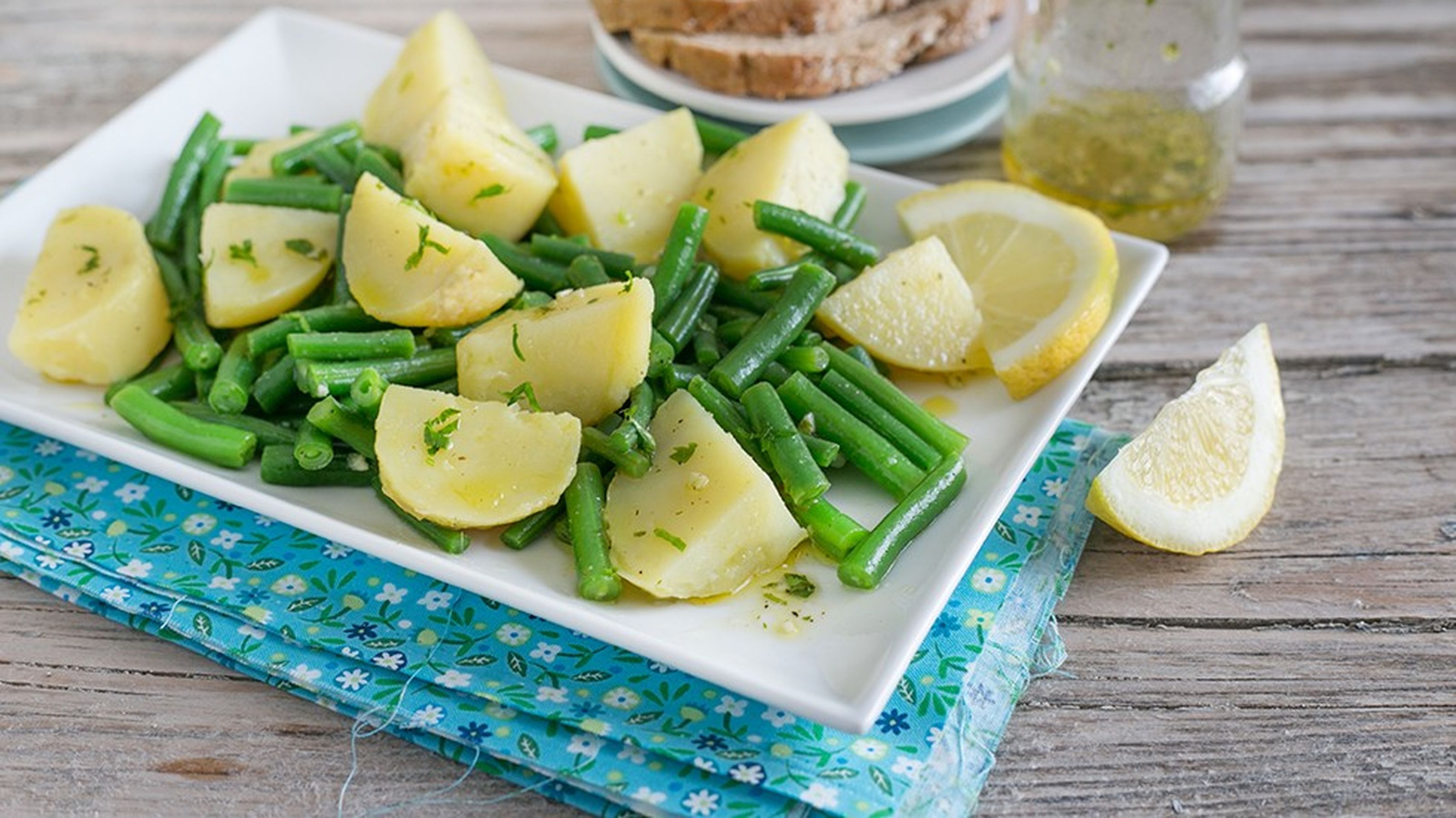 insalata di patate e fagiolini