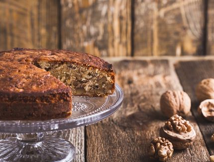 Torta alla frutta secca