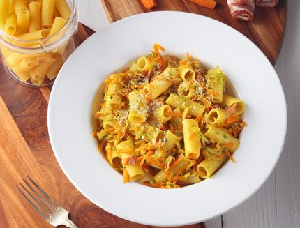 x pasta con carote