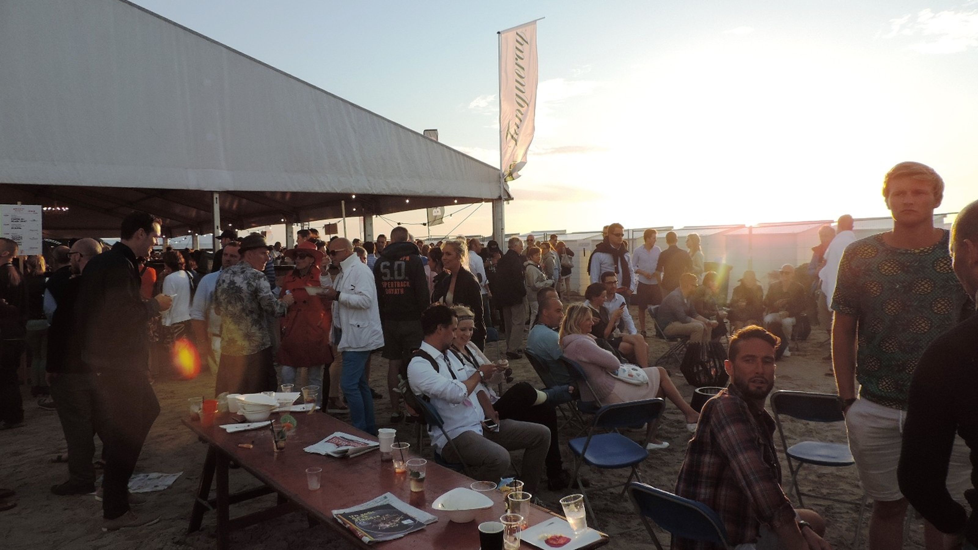 La spiaggia al tramonto - ore 22.00 circa