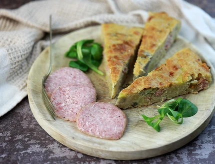 Torta rustica ciauscolo e patate still