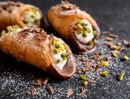 Cannolo con la panna