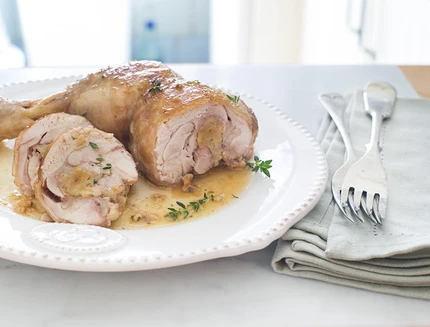 Cosce di pollo ripiene