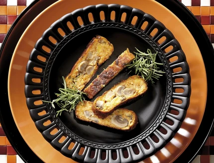 Polpettone di zucca e funghi al bimby