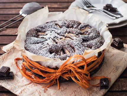 Torta di mele e cioccolato – still life (1)