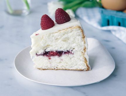 Easter raspberry cake, Italy, Europe