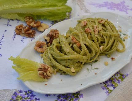 bavette-al-pesto-di-lattuga-preparate-con-il-bimby-a1631