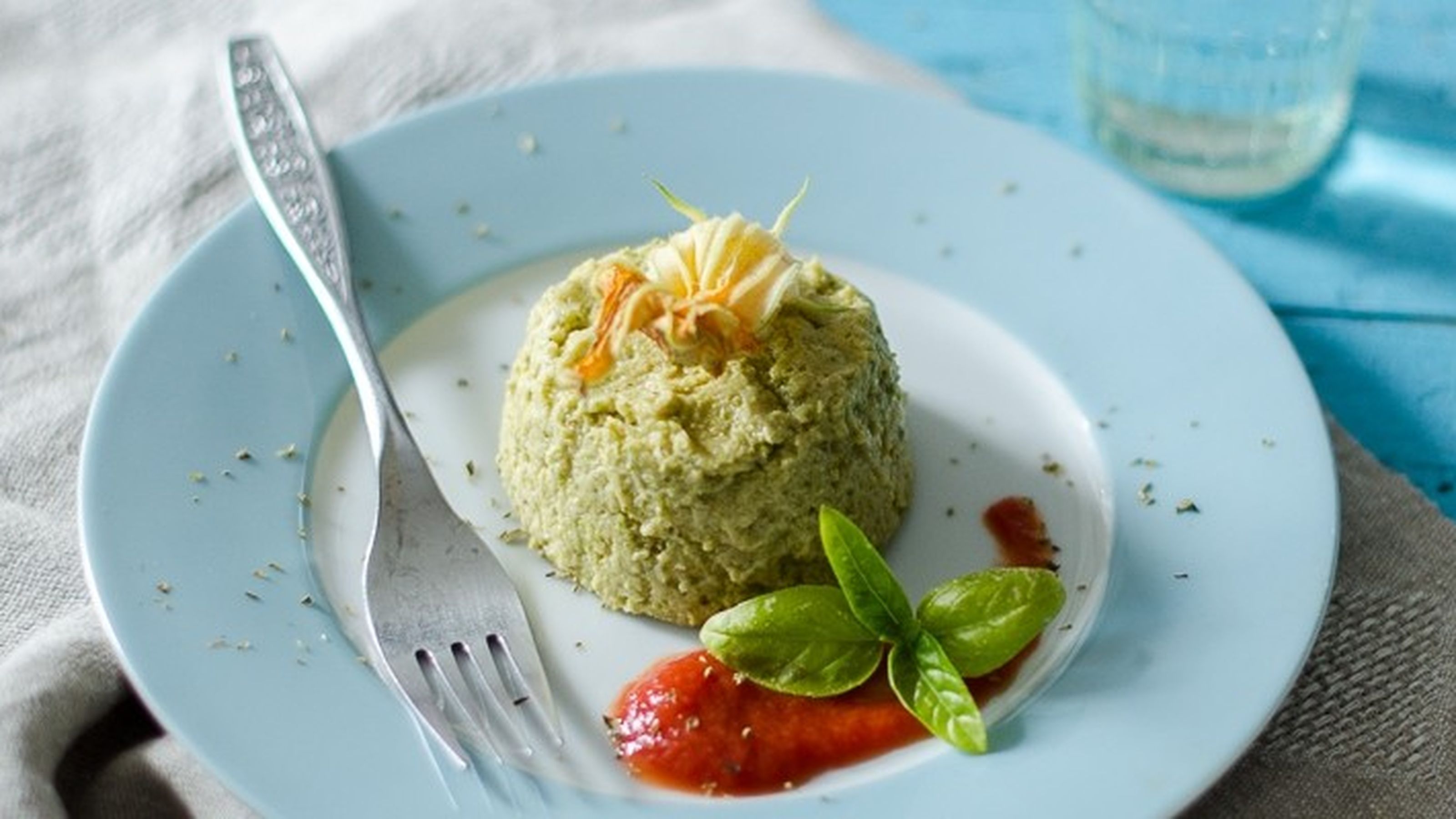 Il flan di zucchine