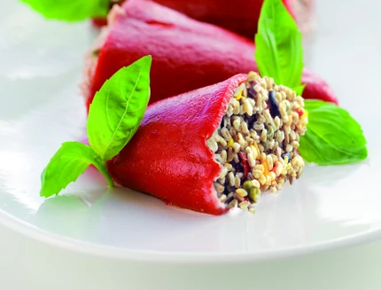 Spiedini con involtini di peperoni b1615