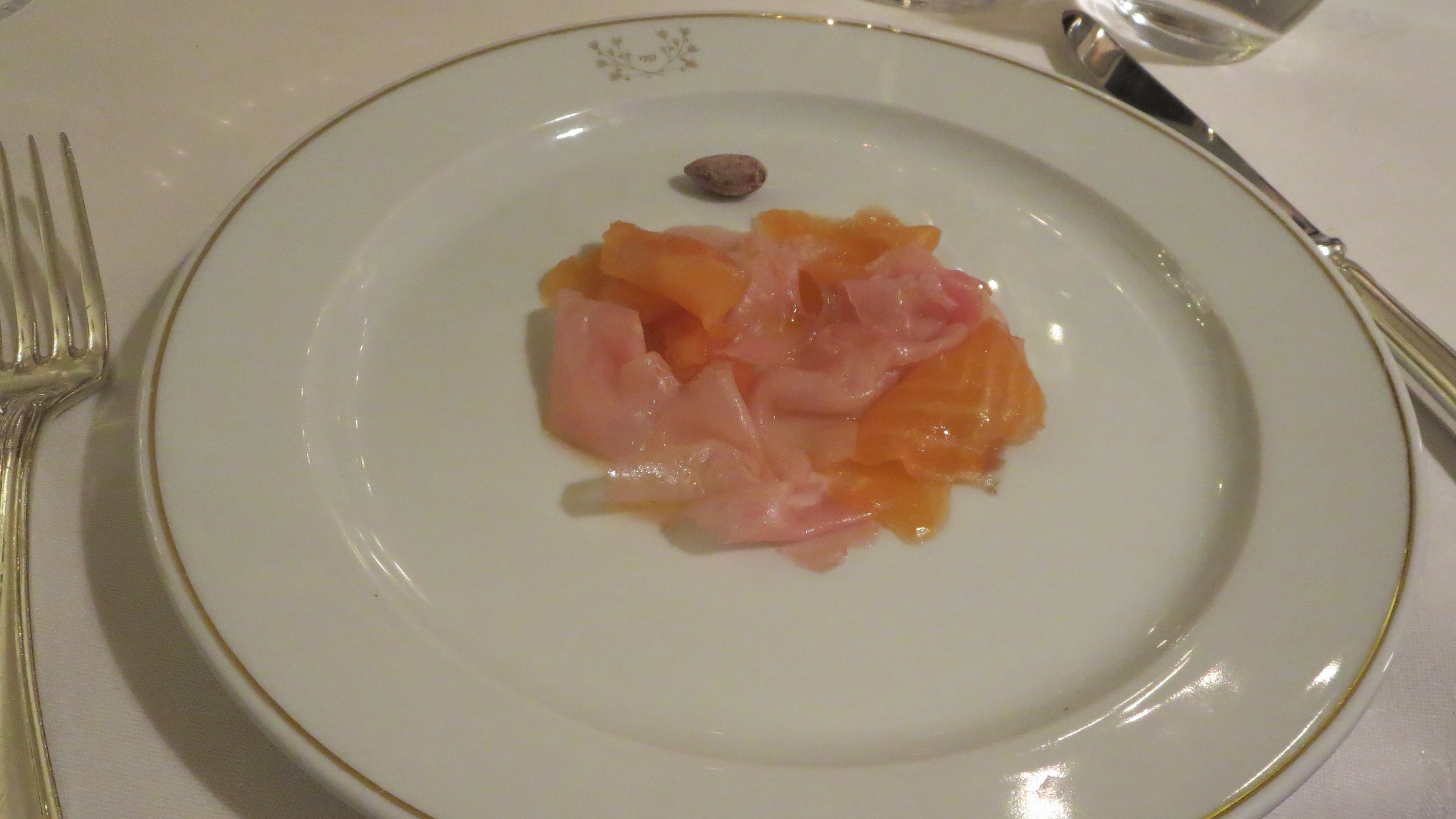 Cambio, salmone coniglio e burro nocciola