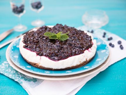 La cheesecake ai frutti di bosco