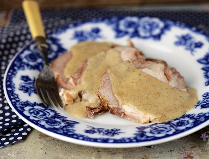 Arrosto di maiale al latte e vino