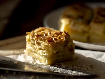 Torta di mele con noci