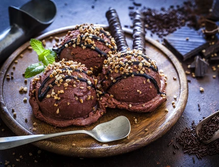 Gelato al rocher