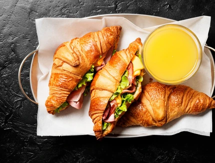 Cornetti con prosciutto