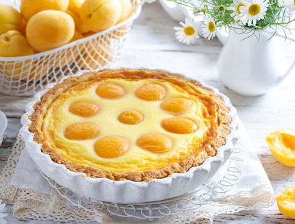 Crostata albicocche e ricotta