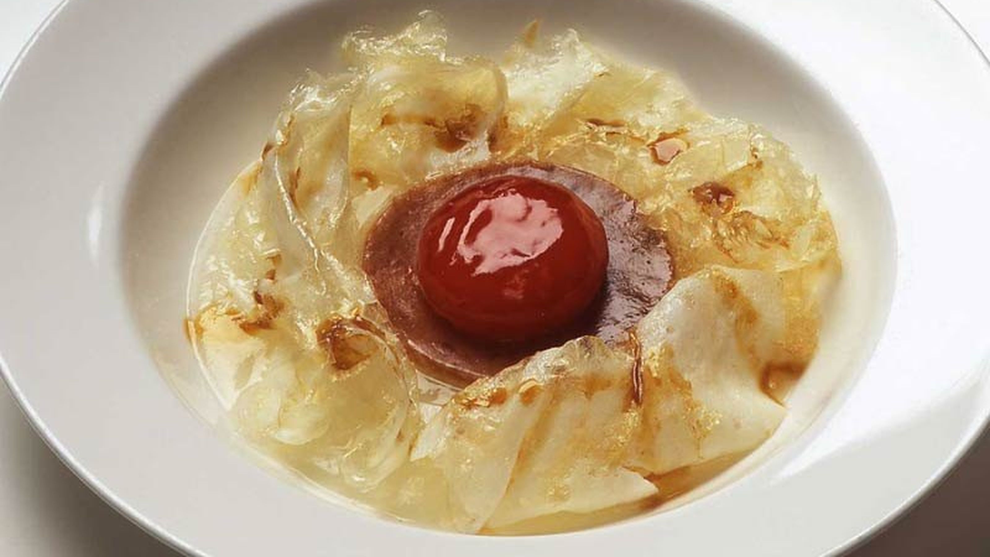 Ristorante Cracco, uovo marinato