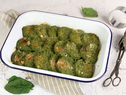 Gnocchi alla romana di spinaci