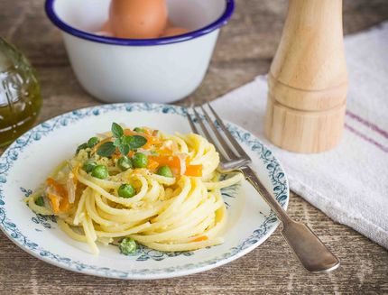 Still life carbonara vegetariana (3)