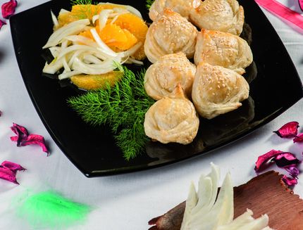 Tortelloni di sfoglia con salmone b220