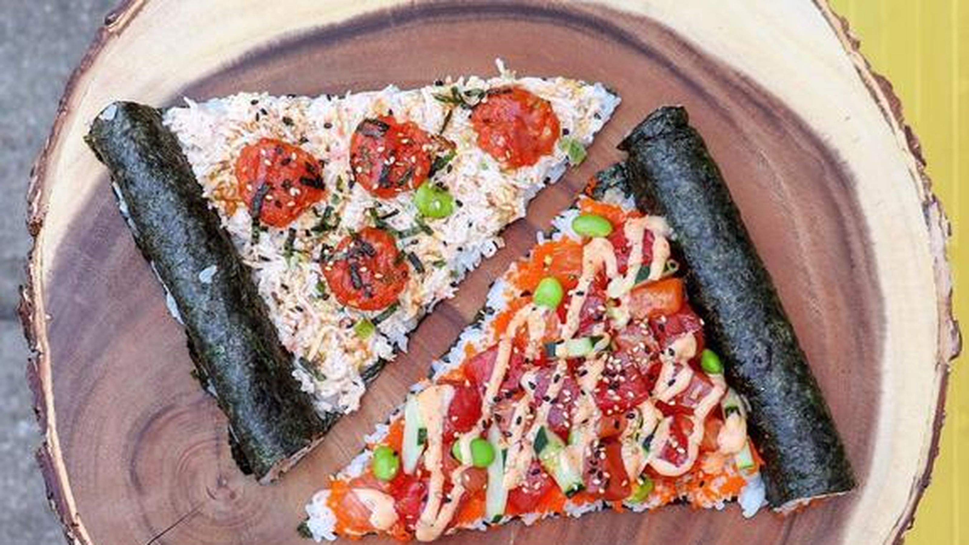 sushi pizza
