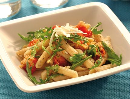 pasta-integrale-con-pomodorini-e-rucola-b1075