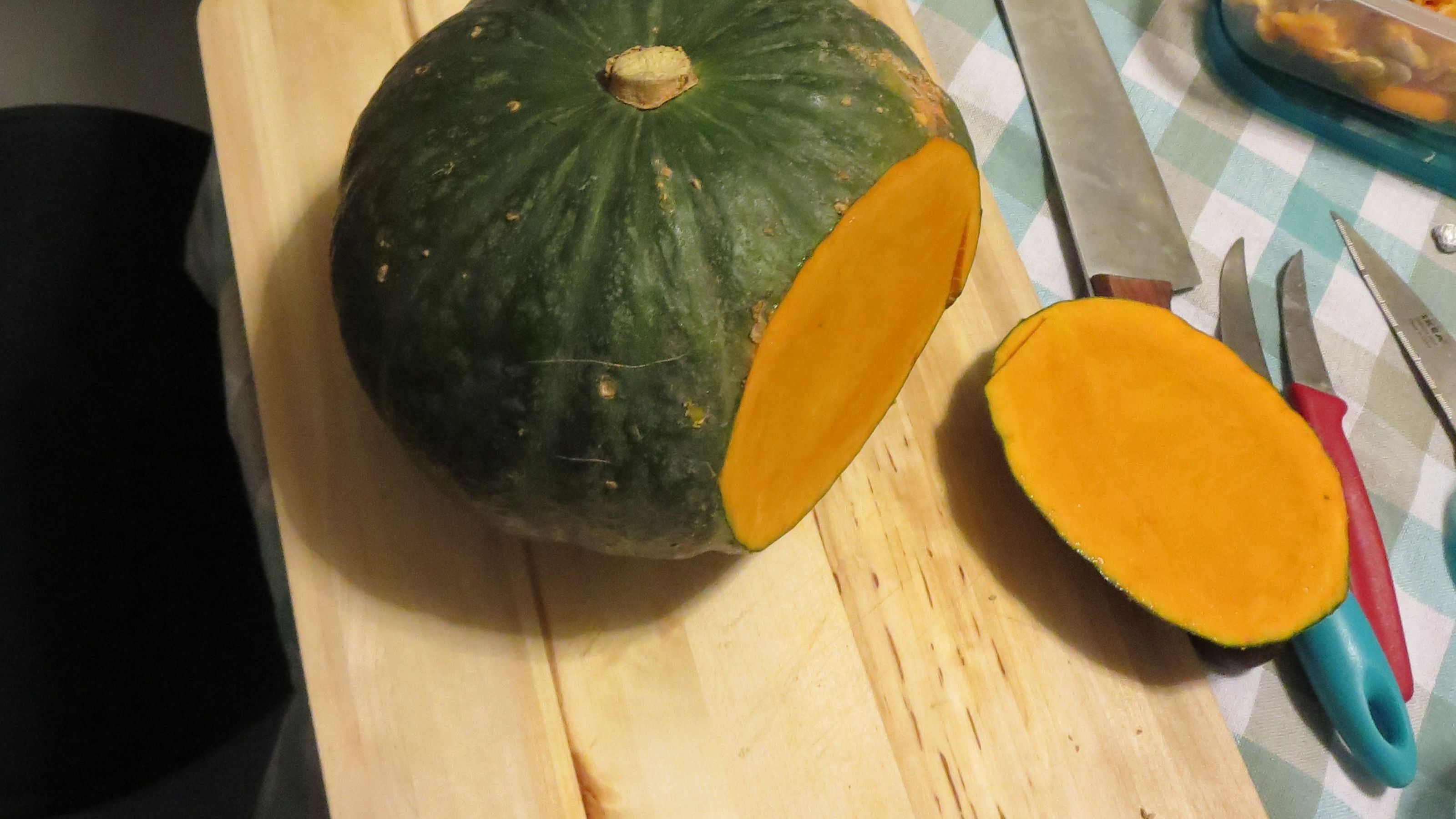 2 - tagliare la zucca