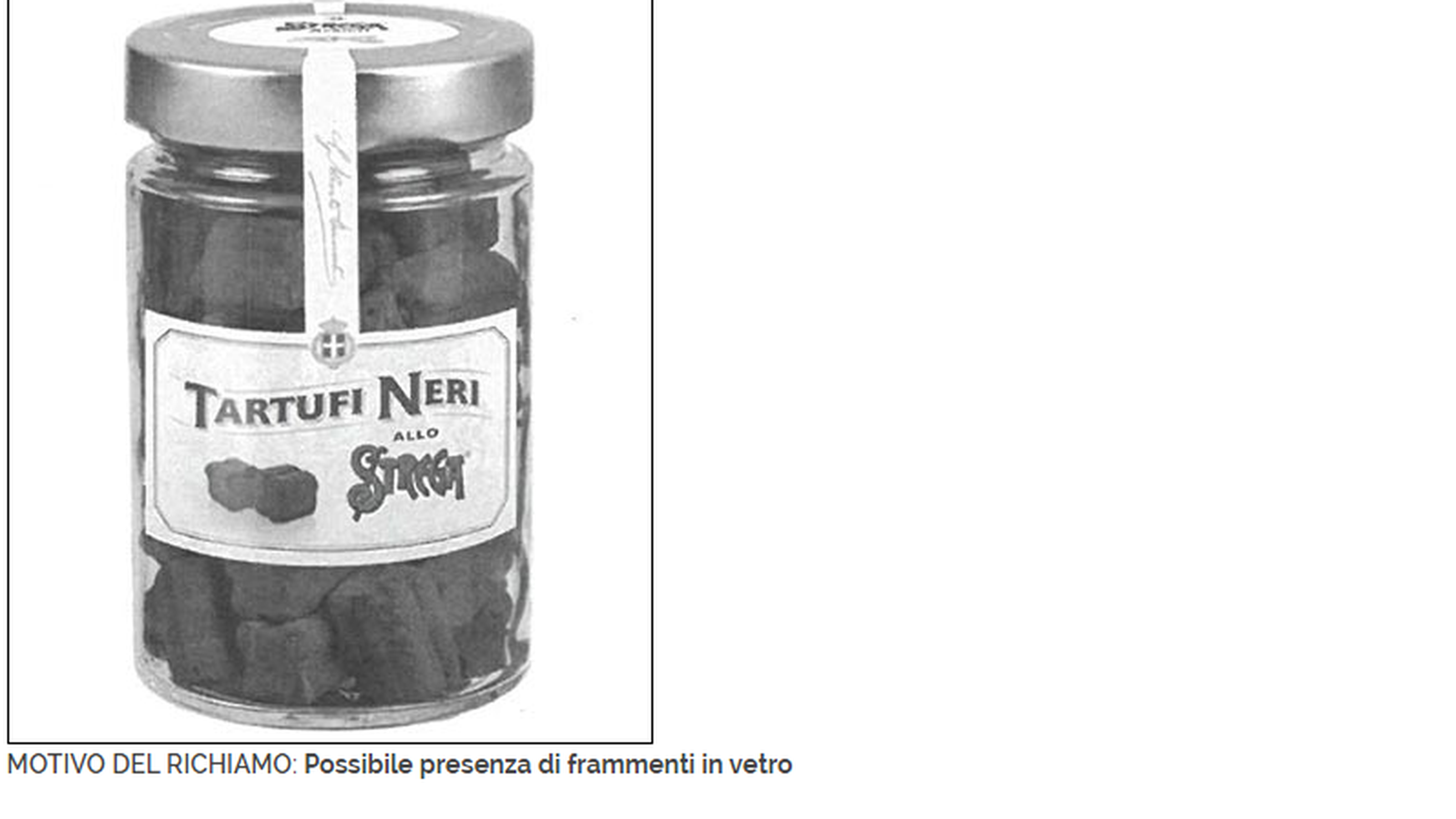 Avviso di richiamo prodottoCarrefour2
