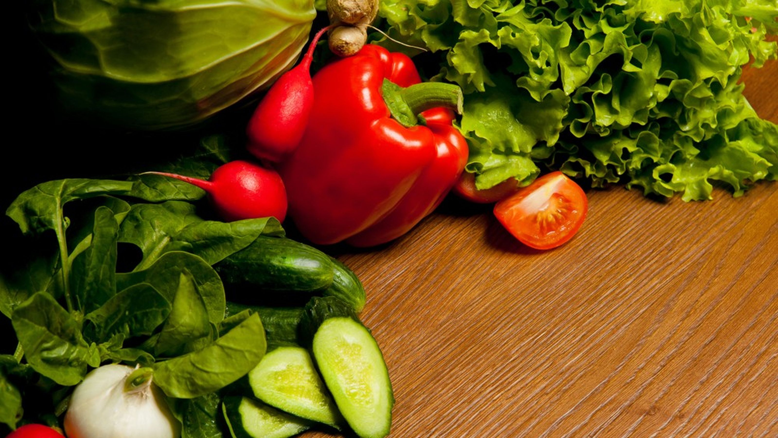 spinaci e peperoni