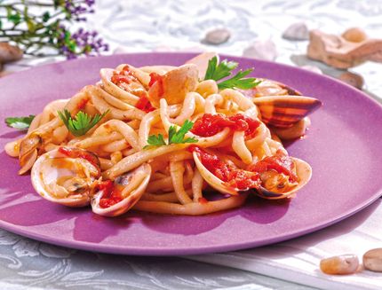 Spaghettoni senza glutine alle vongole veraci b141