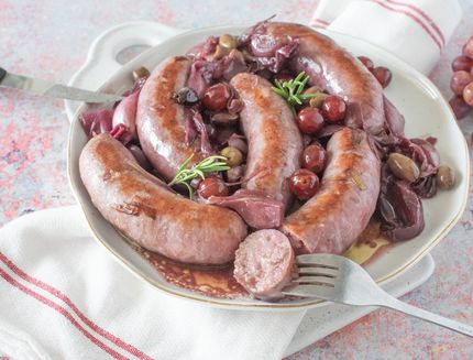 Agrodolce salsicce al vino-5
