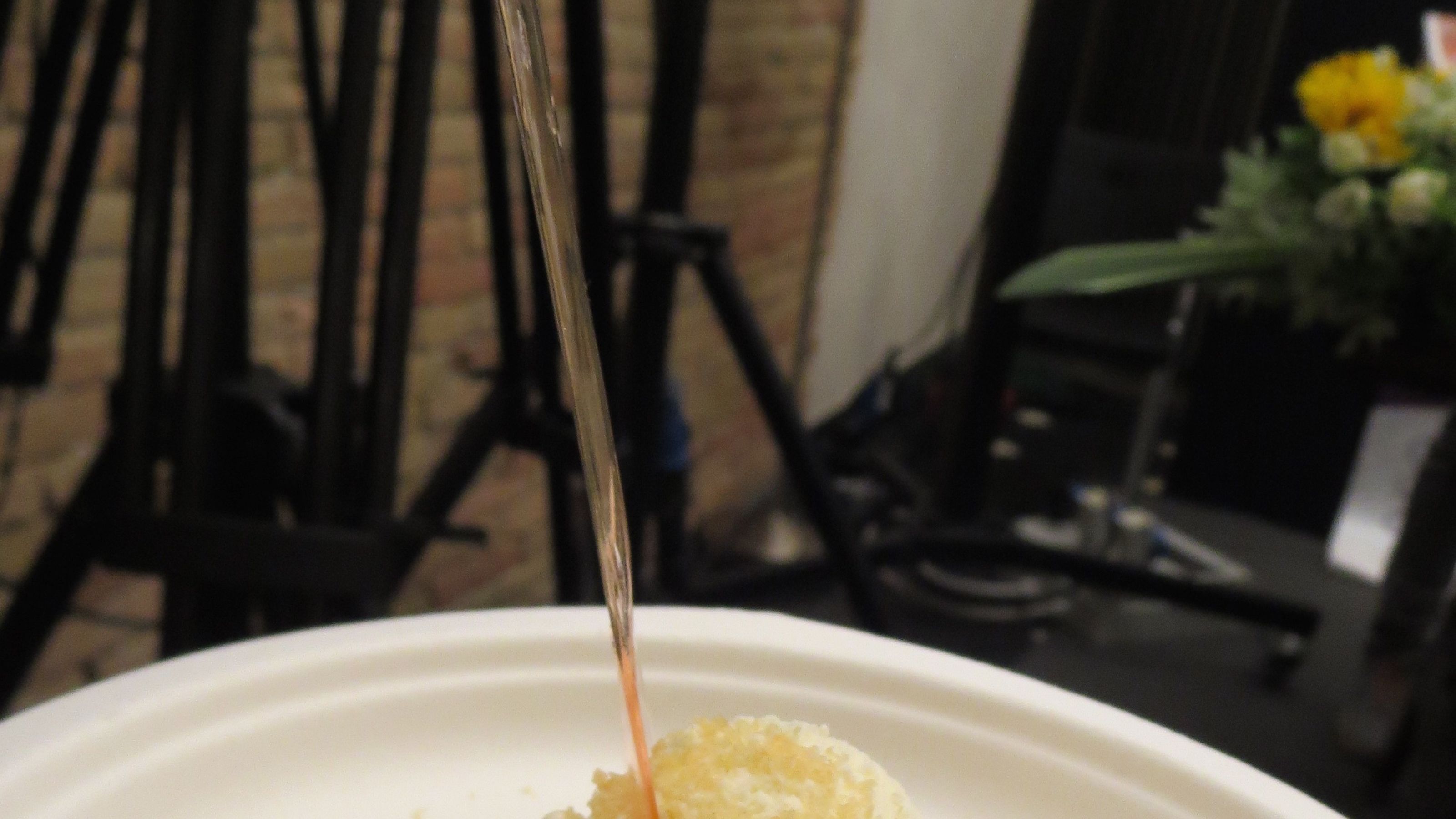 gelato all'olio e canestrello