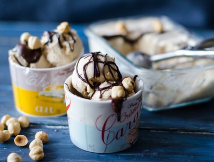 gelato alla nocciola