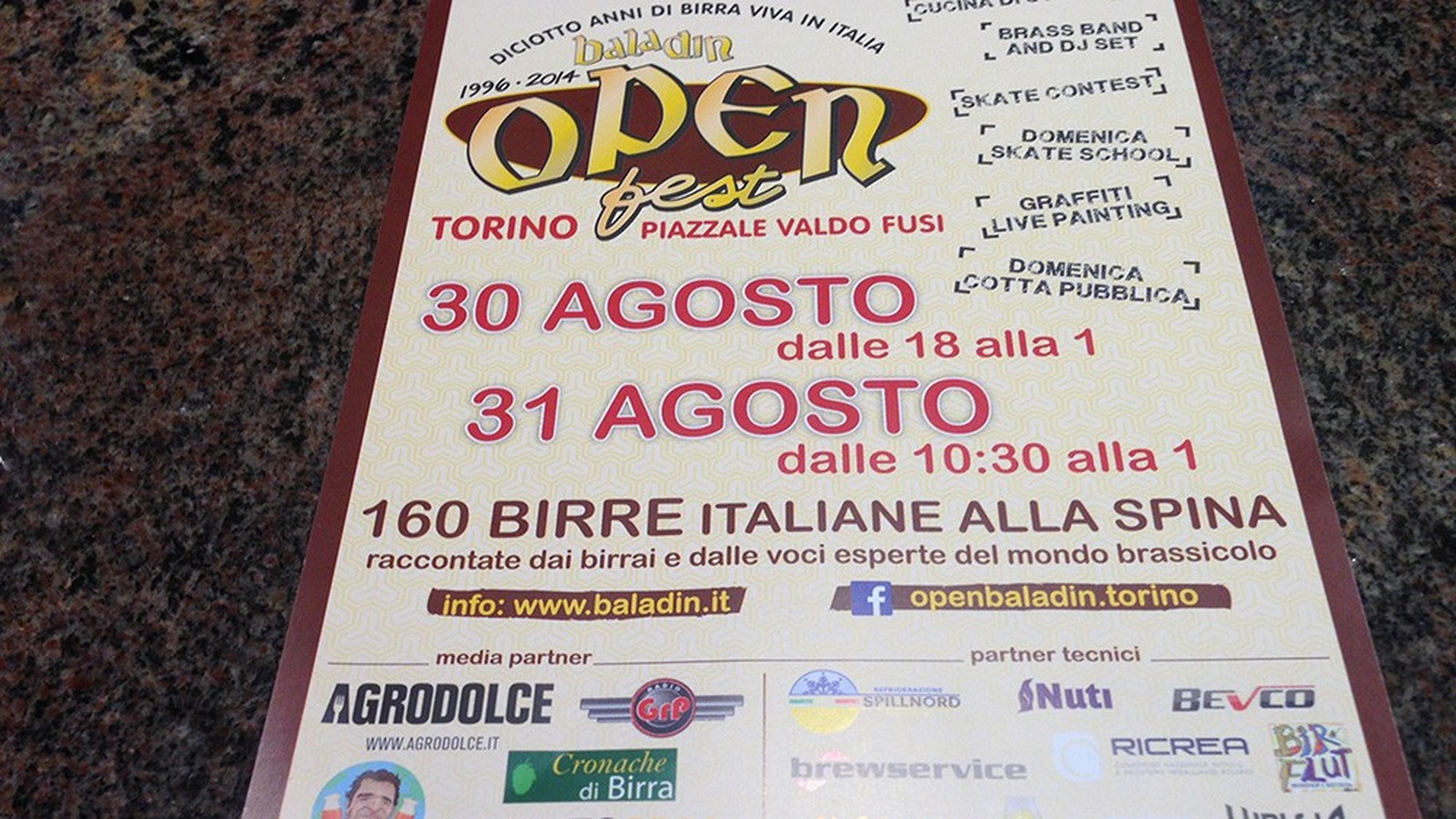 Volantino open