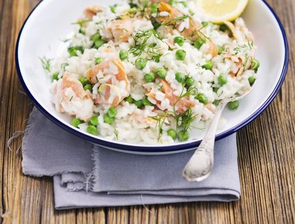 risotto al salmone
