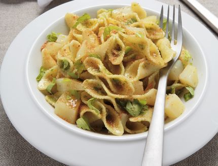 147 pasta patate e bottarga