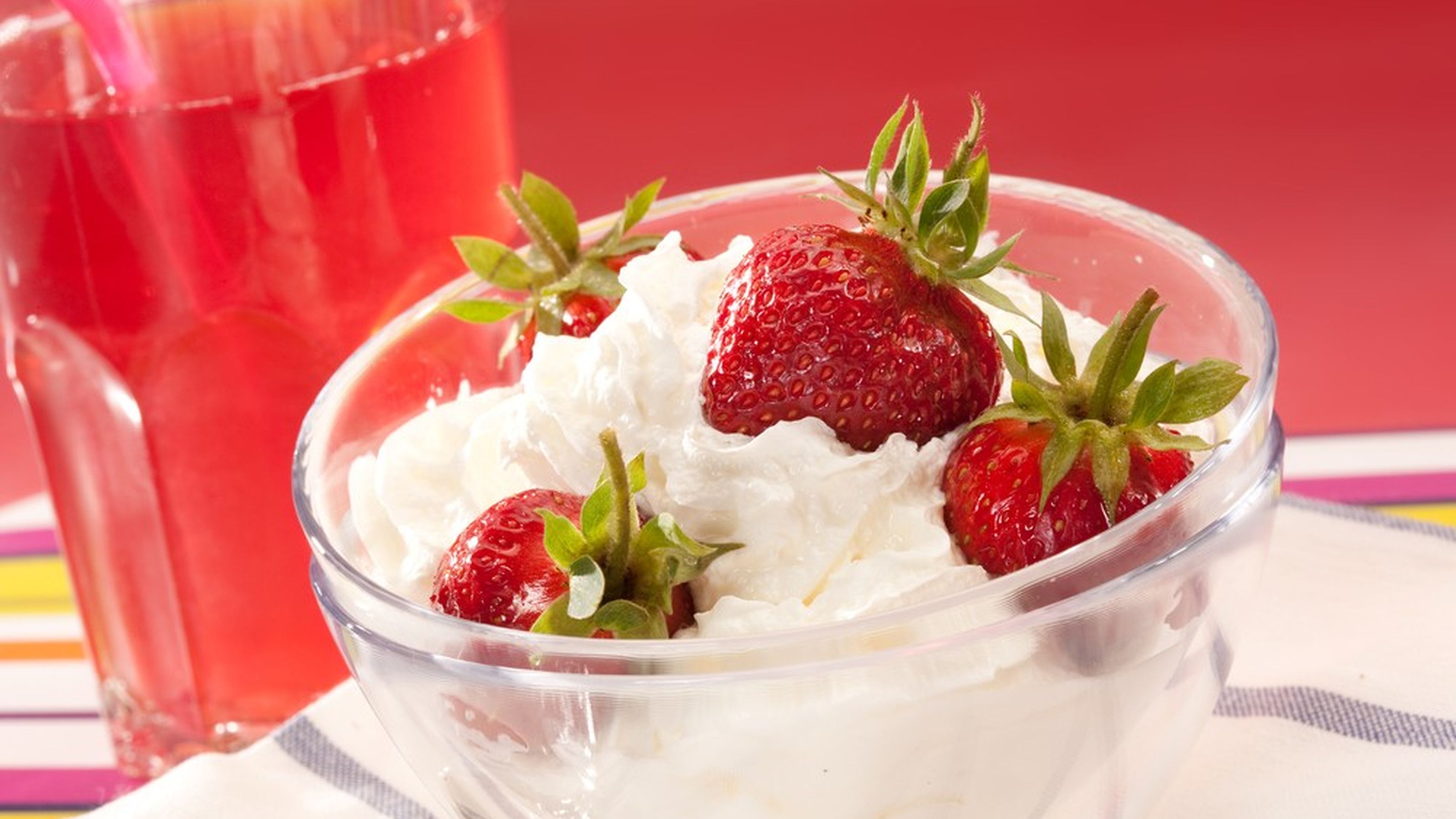 fragole con panna