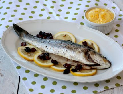 Il branzino al cartoccio è pronto