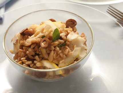 Farro al limone con baccal‡