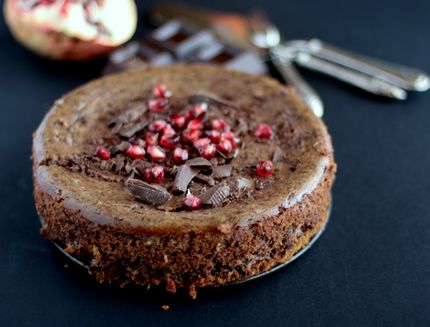 La cheesecake al cioccolato è pronta